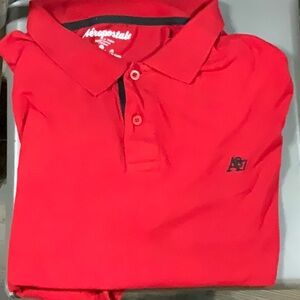 Aeropostale Red Polo Shirt Classic Design